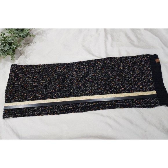 CC Exclusive Womens Wrap Shawl Scarf Long Black Multicolored Soft - Picture 7 of 9